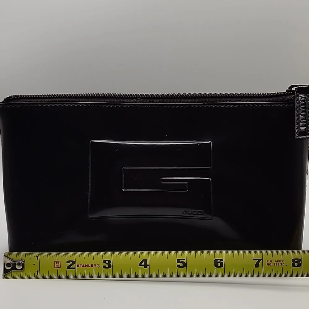 Gucci Black Leather‎ Toiletry Bag - Picture 9 of 15